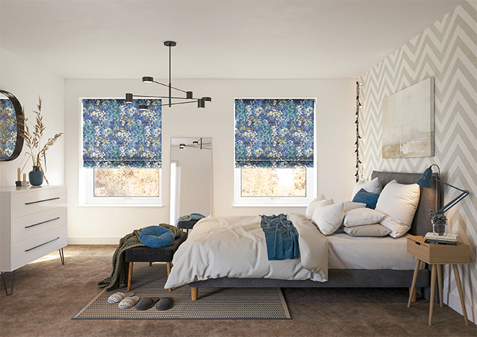 Wisteria, Marine - Roman Blind - Image 8